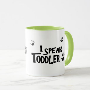 Je parle la tasse d'enfant en bas âge