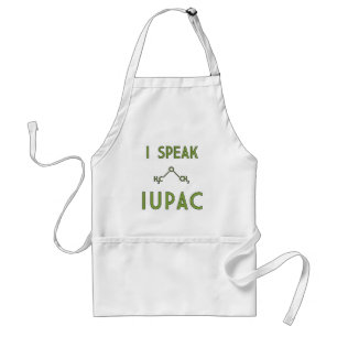 Je parle le tablier d'IUPAC