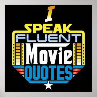 Je parle poster Citations de films fluents