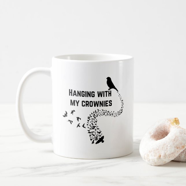 Je Passe Avec Mes Crownies Mug (Avec donut)