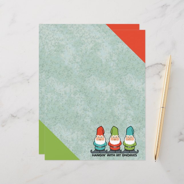 Je Passe Avec Mes Gnomies Homies Mignonnes Station (Devant/Arrière en situation)