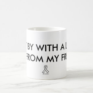 "Je passe…" tasse de citation