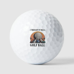 Je pensais que c'était une balle de golf amateur d