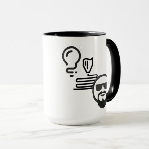 Je pense et je fais la tasse de choses à partir