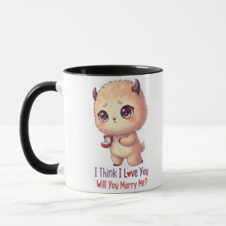 Je Pense Que J'Aime Que Vous Me Marierez Mug - Rom