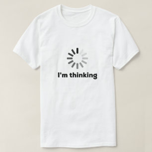 Je pense t-shirt tee (tee-shirts drôles / Tee drôl