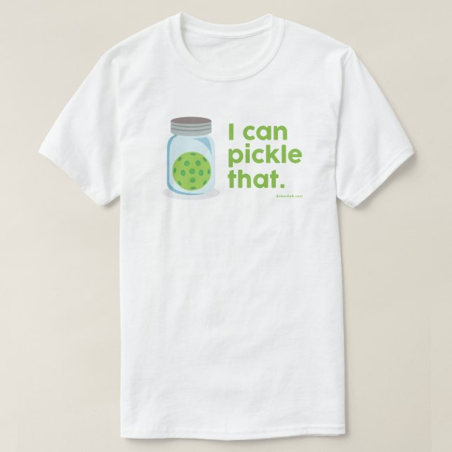 "Je peux coller ça" T-shirt Pickleball (Design devant)