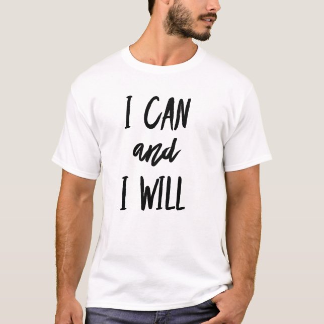 JE PEUX ET JE VAIS T-shirt (Devant)