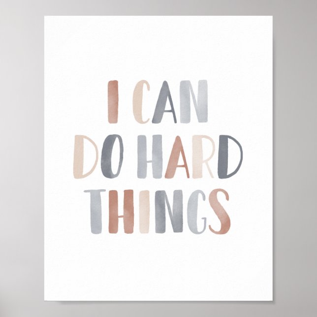 Je peux faire des choses difficiles décoration boh (Devant)