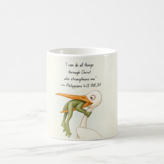 Je peux faire toutes choses Mug (Centre)
