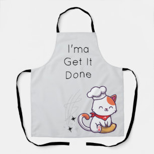 Je peux le faire faire - adorable tablier de chat