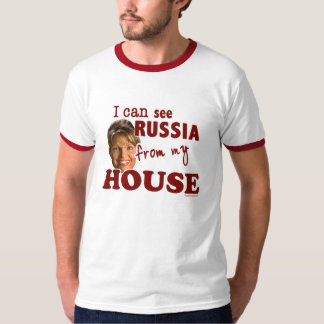 Je peux voir la Russie de mon T-shirt de Chambre