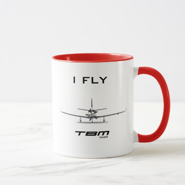 Je pilote TBM - tasse de café pilote (Droite)