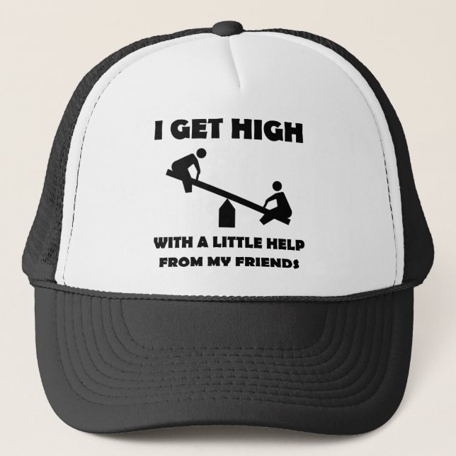 Je plane avec un peu d'aide de mes amis Casquette (Devant)
