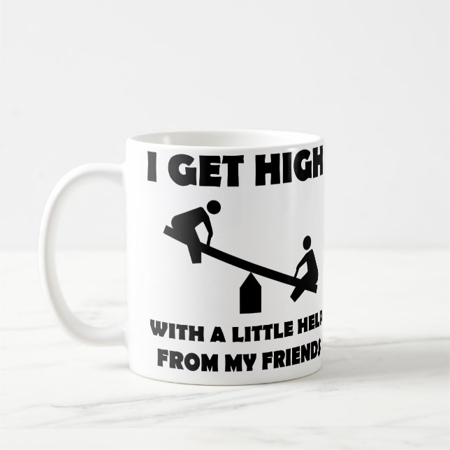 Je plane avec un peu d'aide de mes amis Mug (Gauche)