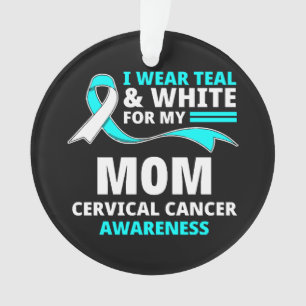 Je Porte Le Sarcelle Et Blanc Ma Mère Cancer Du Co