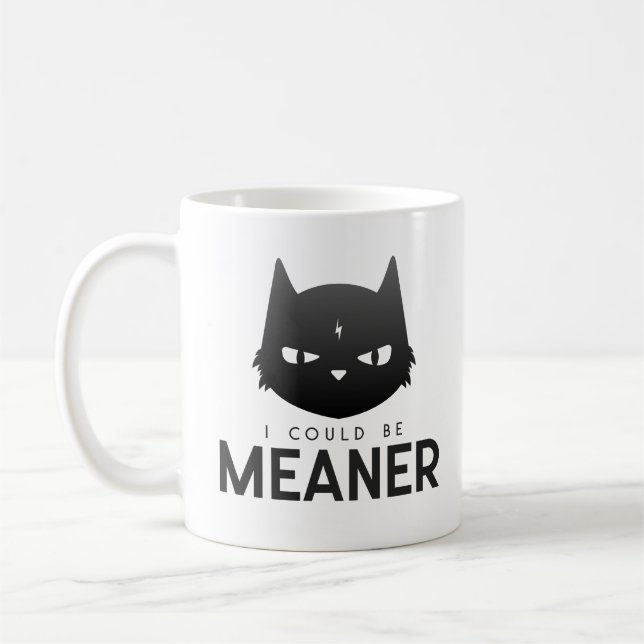 Je Pourrais être Plus Méchante | Mug Classique Cha (Gauche)