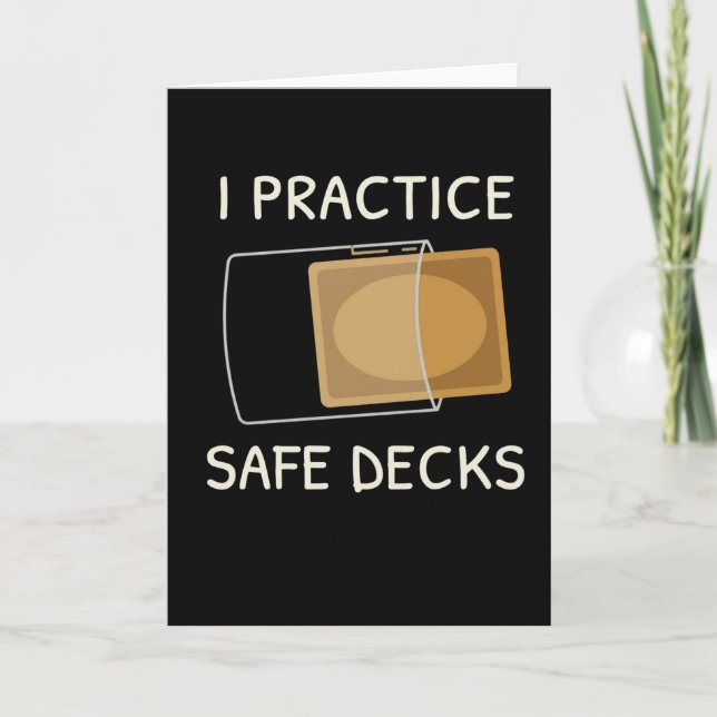 Je pratique des decks sûrs Carte à échanger Jeu de (Devant)