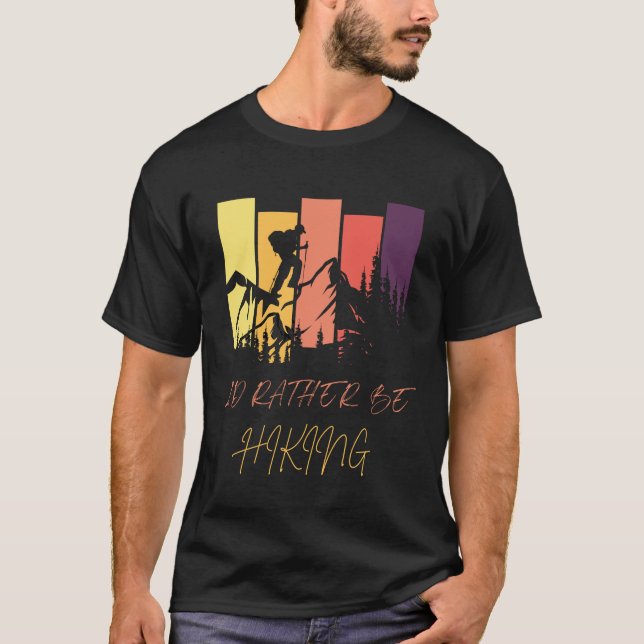 je préfère être randonnée T-shirt (Devant)
