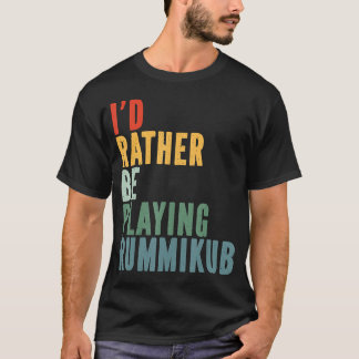 Je préfère jouer au t-shirt Rummikub