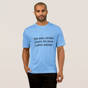 Je préfère les animaux t-shirt
