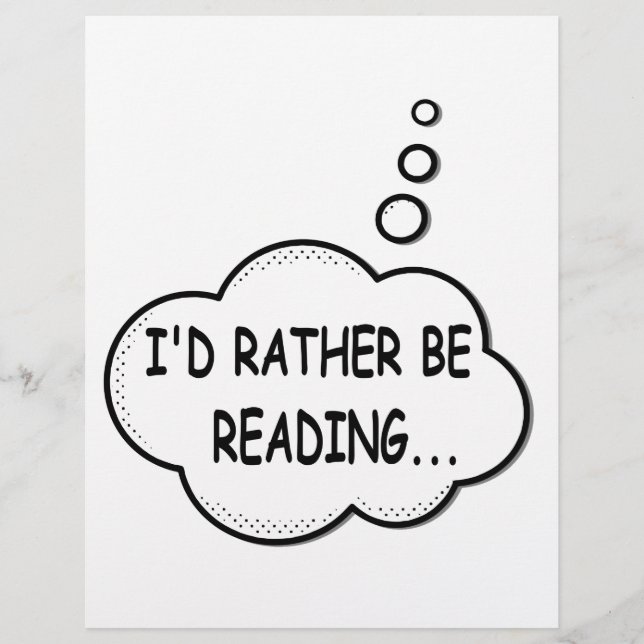 Je préfère lire (Devant)