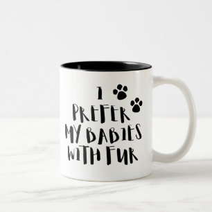Je préfère mes bébés avec la tasse de café