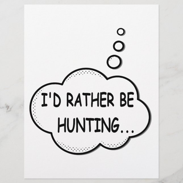 Je préférerais chasser (Devant)