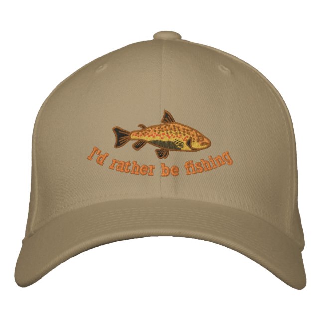 Je préférerais être Casquette de pêche (Devant)