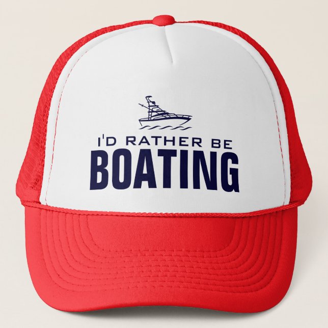 Je préférerais être casquette nautique pour skippe (Devant)