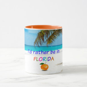 Je préférerais être en Floride avec une tasse d