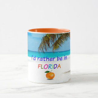 Je préférerais être en Floride avec une tasse de c