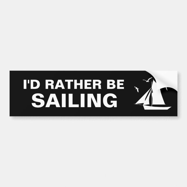 Je préférerais être Sticker de pare-brise (Devant)