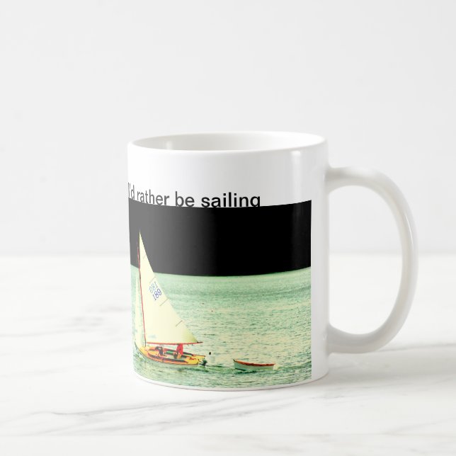 Je préférerais être une tasse à voile (Droite)