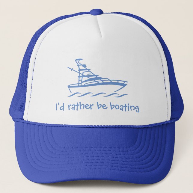 Je préférerais faire du bateau. Un casquette pour  (Devant)