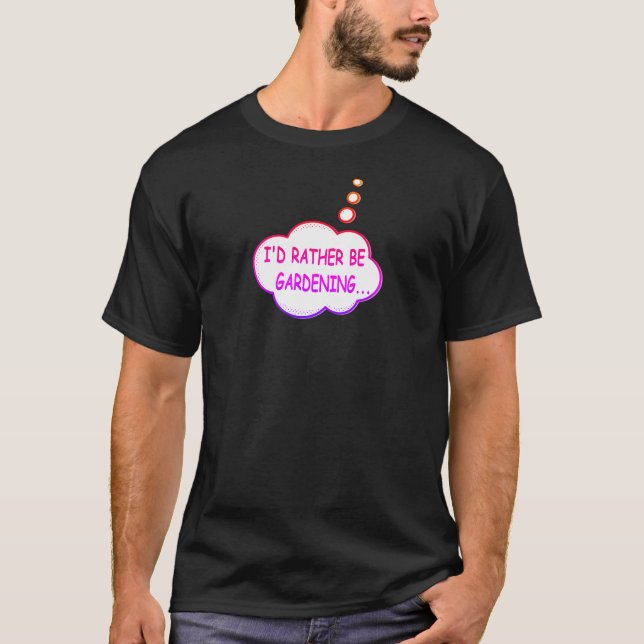Je Préférerais Garder Drôle Dire T-shirt (Devant)