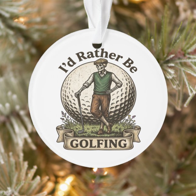 Je préférerais jouer au golf  (Arbre)
