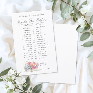 Je préférerais le livre jeu de Baby Shower pour la