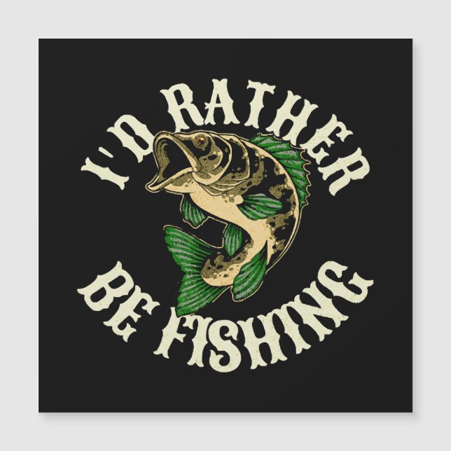 Je préférerais pêcher drôle (Devant)