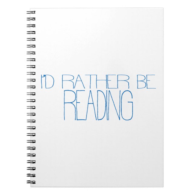 Je préférerais un cahier de lecture (Devant)