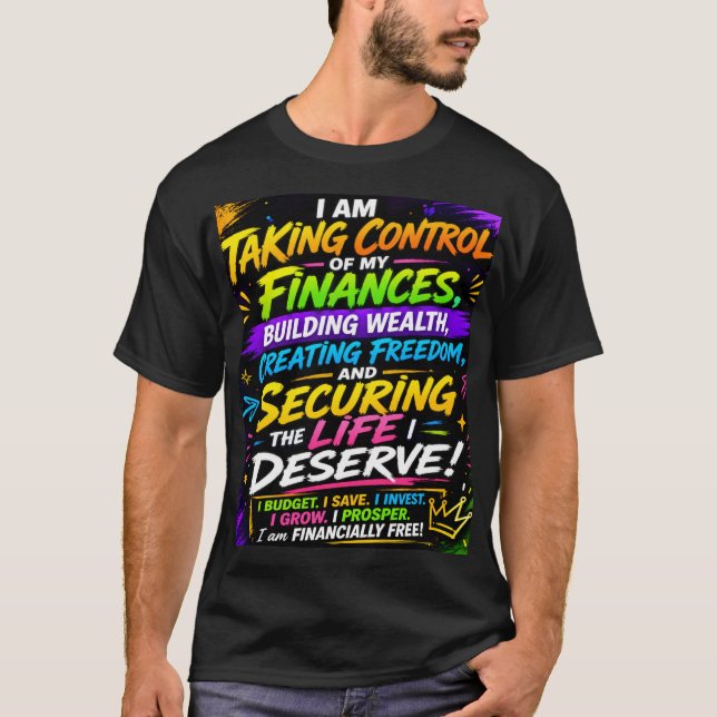 Je prends le contrôle de mon Tshirt financier  (Devant)
