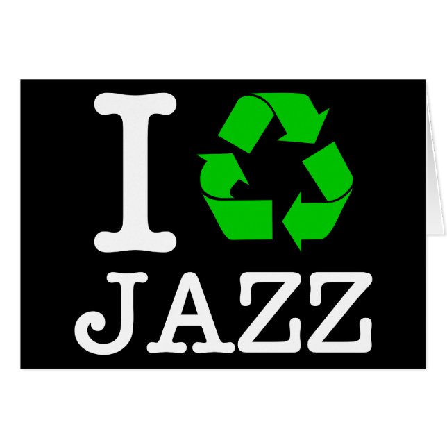 Je Recycle Le Jazz (Devant horizontal)
