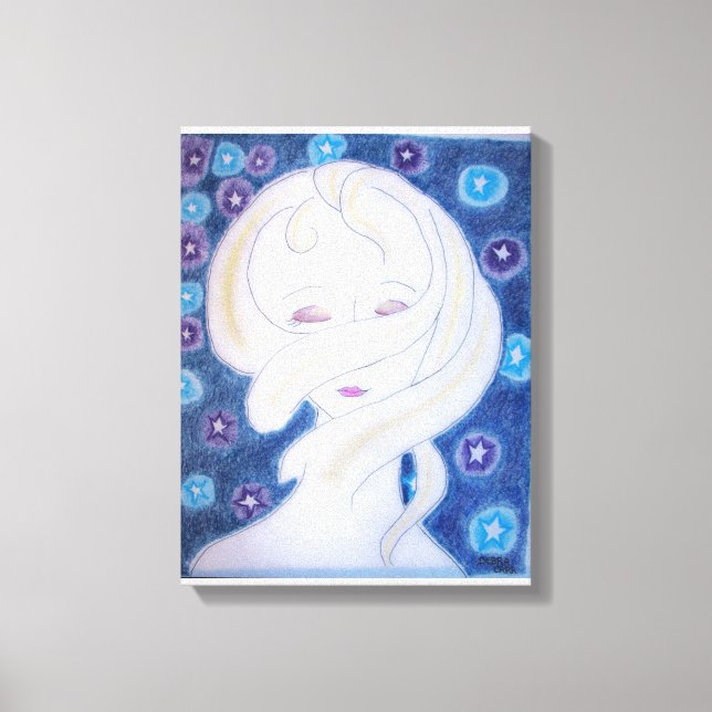 Je ressens mon impression de toile étirée Univers (Recto)