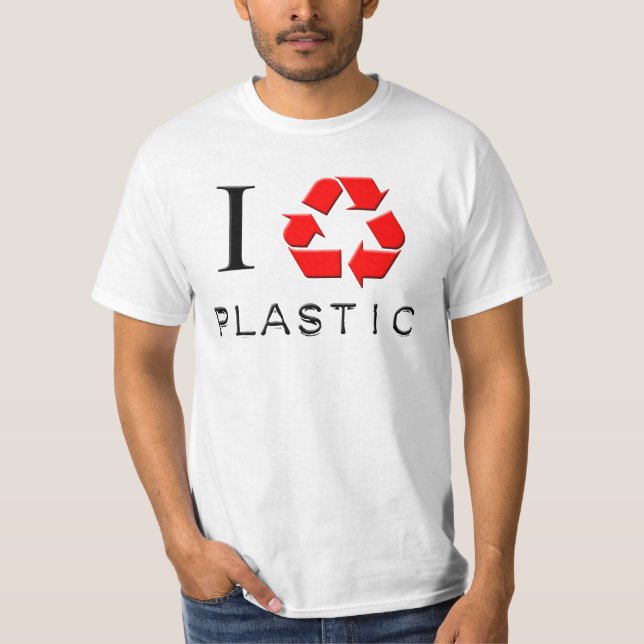 Je réutilise le T-shirt en plastique (Devant)