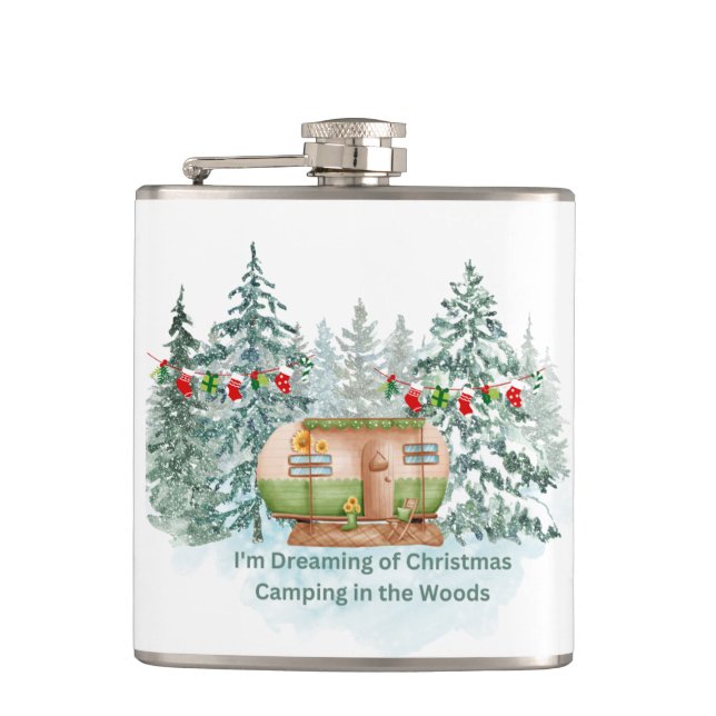 Je rêve de Noël Camping sur flacon (Devant)