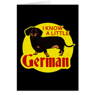 Je sais allemand