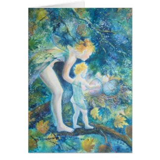 Je sais où les fées de bébé viennent de la carte