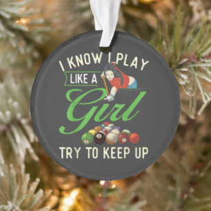 Je sais que je joue comme une fille - Billard fémi