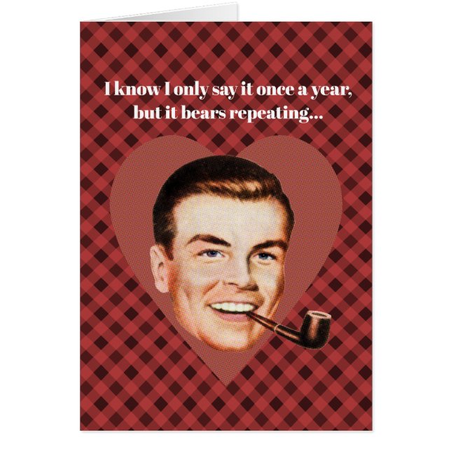 Je sais que je le dis seulement une fois par an... (Devant)