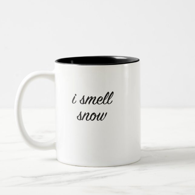 Je Sens De La Mug De Café À Neige (Gauche)